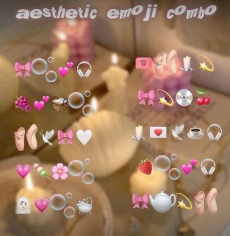 Aesthetic Emoji Combos, Emoji Aesthetic, Emojis Combinations, Aesthetic Emoji, Cute Emoji Combinations, Emoji Combos, Instagram Captions For Selfies, Clever Captions For Instagram, Instagram Tools