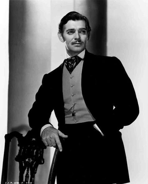 Rhett Butler, Old Hollywood Fashion, Turner Classic Movies, Vivien Leigh, Clark Gable, Old Hollywood Stars, Hollywood Legends, Gone With The Wind, Hollywood Fashion