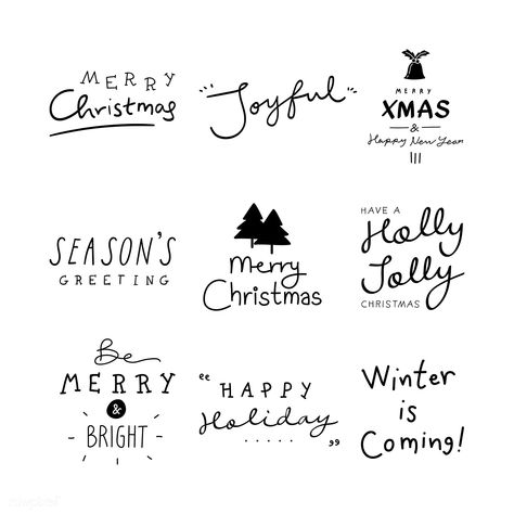 Christmas Card Fonts, Calligraphy Christmas, Merry Christmas Fonts, Christmas Lettering Ideas, Merry Xmas Lettering, Christmas Greeting, Merry Christmas Words Printables, Merry Christmas Calligraphy Easy, Typography Christmas