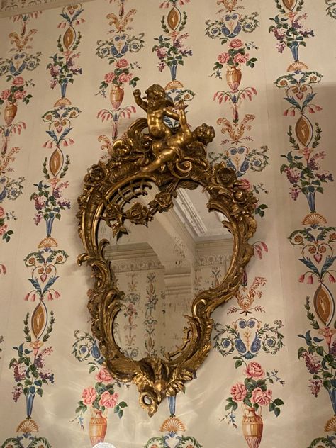 Old Mirrors, Aesthetic Mirror, Mirror Mirror On The Wall, Mirror On The Wall, Vintage Mirror, Mirror Mirror, Rococo, Mirror Decor, Fall Wreath