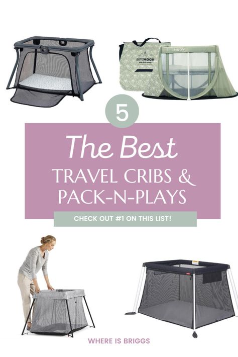 Planning to take a family trip? Get a travel crib or pack-n-play to make your trip more convenient and comfortable for your little one. Our selection of cribs and pack-n-plays are lightweight and come with handy features like mesh sides for breathability, a zipper for quick setup, and foldable design for easy storage. Get ready for your family vacation with the best travel cribs and pack-n-plays to ensure a safe and comfortable sleep for your little one. Pack And Play As Crib Nursery, Pack N Play Toddler Bed, Best Pack N Play, Baby Pack And Play, Toddler Bed Boy, Toddler Stuff, Portable Crib, Pack N Play, Travel Crib