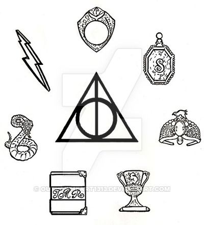 Horcrux Tattoo, Harry Potter Horcruxes, Horcruxes Harry Potter, Harry Potter Triangle, Hallows Tattoo, Harry Potter Monopoly, Wizard Tattoo, Harry Potter Symbols, Deathly Hallows Symbol