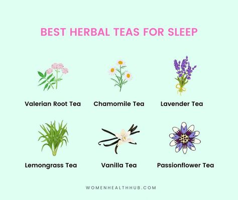 6 amazing night-time herbal teas for sleep for women Teas For Sleep, Sleepy Time Tea, Tea For Sleep, Passion Flower Tea, Night Time Tea, Lavender For Sleep, Herbal Therapy, Throbbing Headache, Vanilla Tea