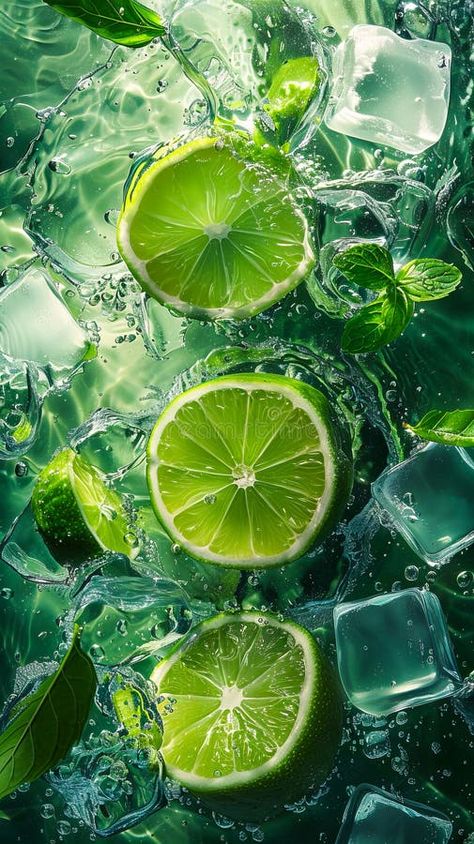 A lime slice floating in water with ice cubes stock photos Fruits In Water, Lime Slice, Water Ice, Vector Flowers, Floating In Water, Limes, Ice Cubes, Ice Cube, Artsy Fartsy