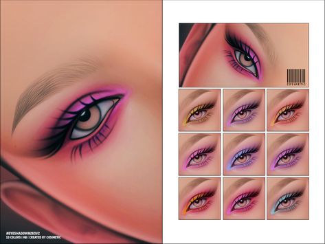 Sims 3 Downloads, Sims 4 Bratz Cc, Sims Eyeshadow, 4 Bratz, Ts4 Makeup, Sims 4 Makeup, Sims Makeup, Bratz Makeup, Classic Eyeliner