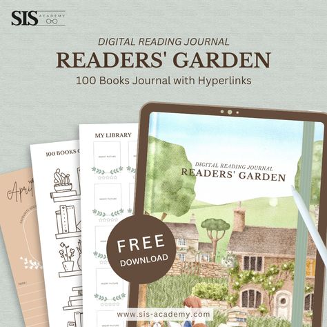 Readers' Garden 2023 | Reading Journal Free Goodnotes Reading Journal, Book Digital Journal, Goodnotes Reading Journal Templates Free, Book Journal Template Free, Noteshelf Templates Free, Free Digital Book Journal, Book Journal Template Goodnotes, Reading Journal Template Free, Digital Reading Journal Template Free