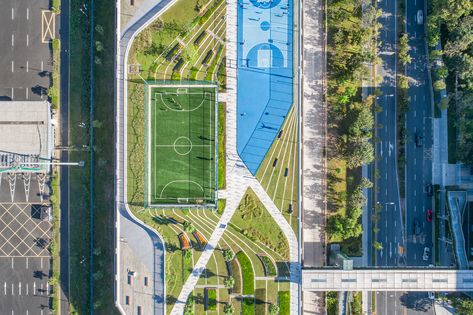 Linear Park, Sport Park, Community Space, Urban Park, Urban Furniture, Community Park, Parking Design, Urban Environment, Signage Design