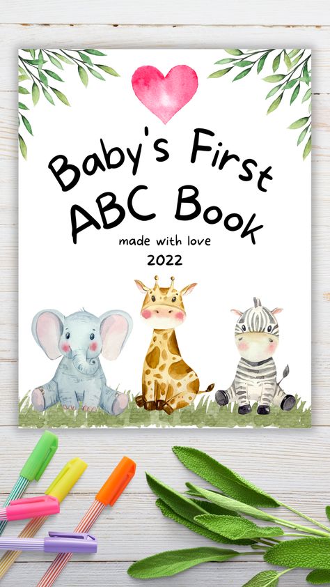 Abc Baby Shower Book, Baby Shower Alphabet Book Printable Free, Abc Book Baby Shower Activity, Baby Shower Alphabet Book, Alphabet Book Baby Shower Activity, Baby Shower Coloring Book, Baby Shower Abc Book, Baby Alphabet Book, Baby Shower Games For Large Groups