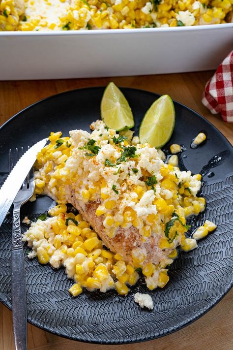 Mexican Street Corn Baked Chicken Stuffing Chicken, Chicken Bacon Ranch Bake, Main Dish Meat, Mexican Corn Salad, Bacon Cauliflower, Dump Recipes, The Best Chicken Recipes, Cheddar Chicken, Baked Corn