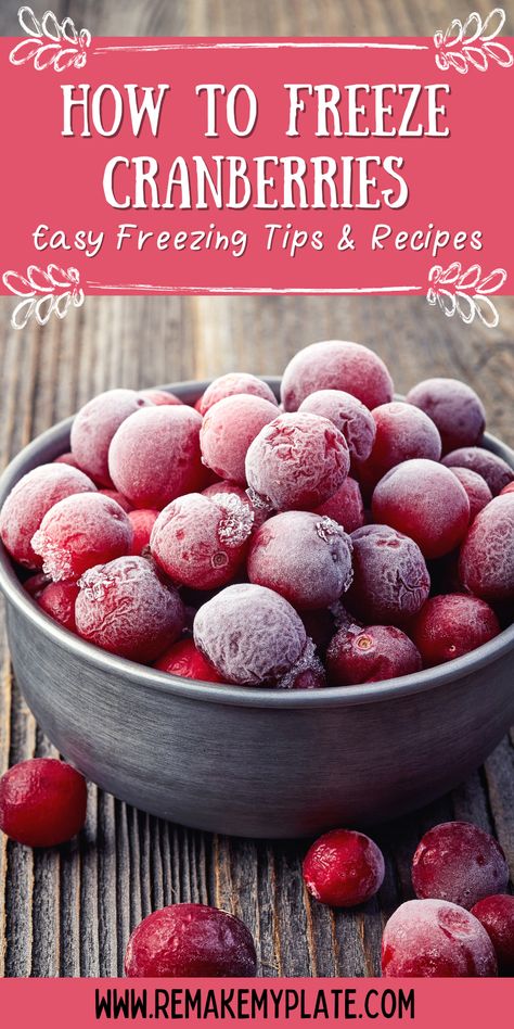 how to freeze cranberries How To Freeze Cranberries, How To Eat Cranberries, Freezing Cranberries, Cranberries Sauce, Cranberry Health Benefits, Cranberry Pancakes, Dried Cranberries Recipes, Canned Cranberries, Cranberry Dessert