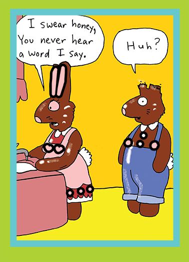 Funny Easter Card  ,  It's Easter...Ears to You Funny Easter Pictures, Funny Easter Cards, Get Well Soon Meme Funny, Senior Jokes, Spring Funny, Easter Jokes, Easter Memes Cute, Back To Yourself, Funny Easter