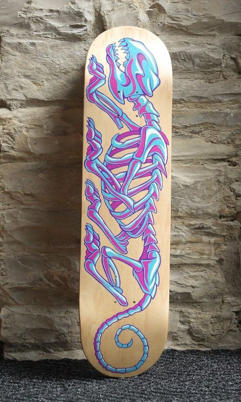 40 Creative Skateboard Deck Designs | Inspirationfeed Timothy Goodman, Painted Skateboard, Custom Skates, Longboard Design, Skateboard Deck Art, Skateboard Art Design, Longboard Decks, Custom Skateboards, Deck Designs