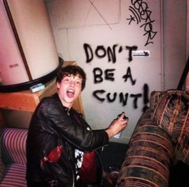 Matt Hitt, A Man, Graffiti, Writing, Wall