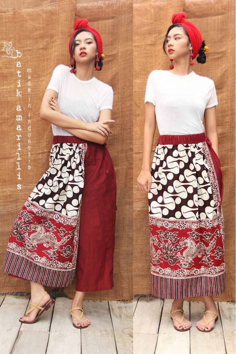 batik amarillis joylock skort-PO - Batik Amarillis Batik Amarillis, Airport Look, Dragon Pattern, Year Of The Dragon, The Dragon, Long Sweaters, Skirt Pants, Pre Order, Batik