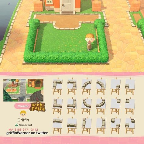 ✨Animal Crossing Patterns ✨ (@acnh.paths) • Instagram-foto's en -video's Creator Id Animal Crossing Path, Acnh Path Edge Code, Acnh Neighborhood Path Codes, Acnh Path Edge, Acnh Path Edge Design, Animal Crossing Creator Code, Acnh Pattern Path, Animal Crossing Patterns, Acnl Paths