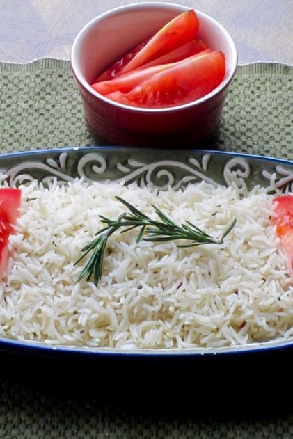 Rosemary Rice Recipes, Rosemary Rice, Dried Rosemary, Happy Cooking, How To Dry Rosemary, Basmati Rice, Fresh Rosemary, Rice Recipe, Indian Recipes