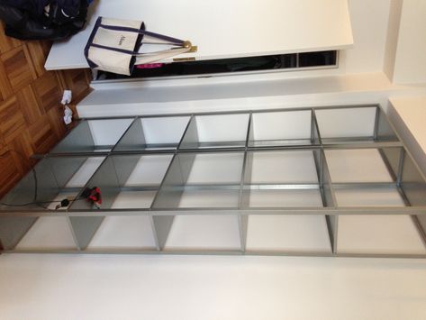 Ikea Hyllis Hack, Hyllis Ikea, Ikea Hyllis, Shelves Ikea, Ikea Shelf, Ikea Office, Shelf Diy, Ikea Shelves, Slowly But Surely