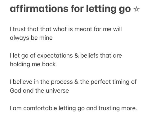 Affirmations To Get Over Him, Affirmation For Letting Go, Detaching Affirmations, Detach Affirmations, Move On Affirmations, Letting Go Affirmation Quotes, Getting Over Someone Affirmations, Realistic Affirmations, Ex Affirmations