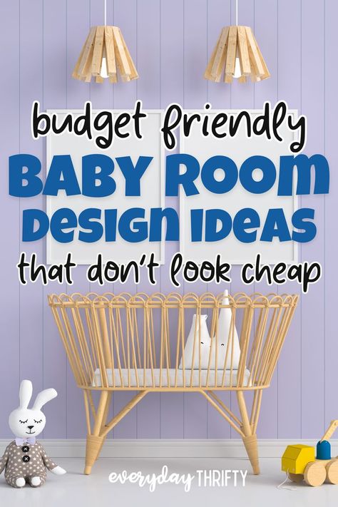 These baby room ideas are perfect for parents looking to save! This post is packed with budget-friendly nursery tips, DIY nursery decor, and clever layouts for a cozy newborn room. Whether for a neutral nursery or unique styles, these affordable ideas bring charm, functionality, and practicality to any space. Cute Baby Room Ideas, Cheap Ways To Update Your Home, Cheap Renovations, Easy Home Upgrades, Room Ideas On A Budget, Easy Home Improvement Projects, Newborn Room, Baby Room Ideas, Diy Nursery Decor