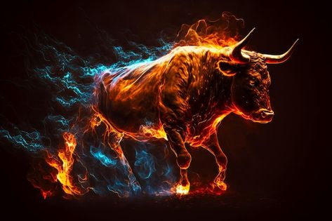 Camping Banner, Tattoo Western, Bull Artwork, Bull Pictures, Bull Images, Capricorn Art, Cow Illustration, Bull Market, Bull Art