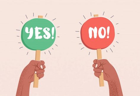 Yes And No, No Illustration, Stick Cartoon, Psychology Wallpaper, Yes No, Communication Illustration, Minimal Drawings, Nurse Art, Minimal Painting