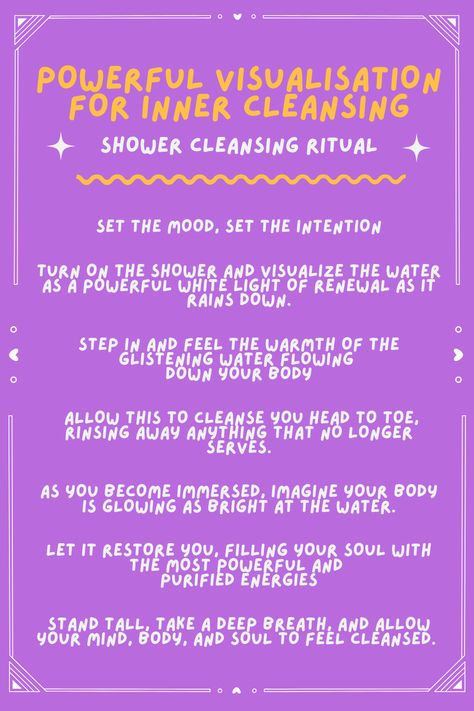 shower cleansing ritual, mindful meditation, visualisation meditation, mindful methods, mindful techniques, meditation, meditation techniques, mindful rituals, mindful tips, how to guide, self love rituals, mental health tips, calming meditation, calming, purification, cleansing Purification Ritual, Shower Ritual, Cleansing Rituals, Shower Meditation, Daily Mindfulness, Cleansing Ritual, Mindful Meditation, Rituals Set, Shower Time