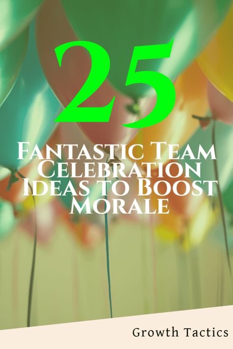 Boost team morale with these 25 fantastic celebration ideas for work anniversaries, project milestones, or just appreciating your team members! Employee Celebration Ideas, Building Team Morale, Team Celebration Ideas Work, Sales Contest Ideas For Work, Work Celebration Ideas, Employee Engagement Board, Project Milestones, Nurse Supervisor, Team Celebration