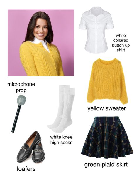 Rachel Berry Costume, Glee Costume, Rachel Berry Halloween Costume, Glee Costumes, Glee Rachel Outfits, Glee Halloween, Rachel Berry Outfits, Glee Outfits Ideas, Glee Halloween Costumes