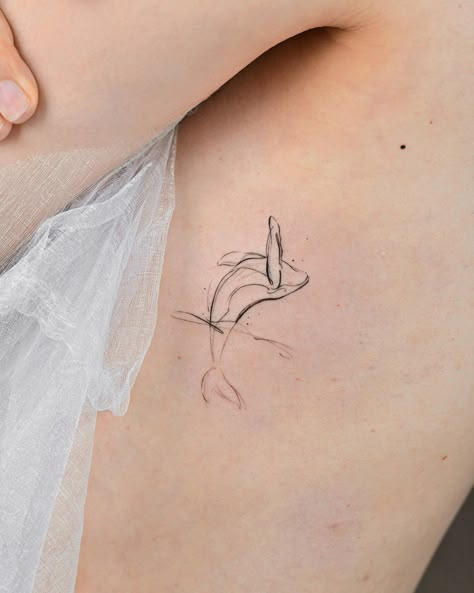 Check more at https://ideatatto.com/minimalistic/3545/ Humpback Whale Tail Tattoo, Fineline Whale Tattoo, Minimal Whale Tattoo, Sea Inspired Tattoo, Whale Line Tattoo, Tiny Whale Tattoo, Whale Tattoo Minimalist, Tattoo Sailboat, Small Whale Tattoo