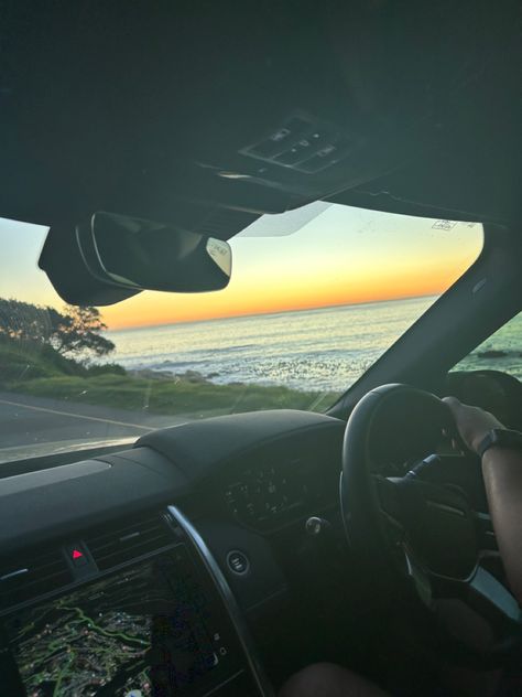 Driving Beach Aesthetic, Driving On The Beach, Beach Drive Aesthetic, Beach Car Aesthetic, April Moodboard, Couple In Car, Camping Swag, Beach Drive, Sunset Drive