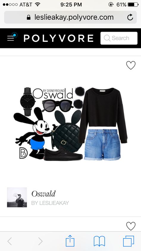 Oswald Oswald Disneybound, Disney Outfits Women, Disney Adult, Disney Outfits, Outfits Women, Polyvore Image, Polyvore, Disney, Clothes For Women