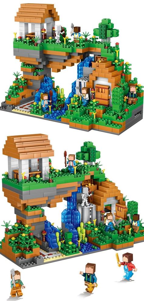 Minecraft Toy, Minecraft Furniture Ideas, Minecraft Houses For Girls, Harry Potter Advent Calendar, Minecraft Lego, Minecraft Toys, Lego Girls, Expensive Toys, Construction Lego