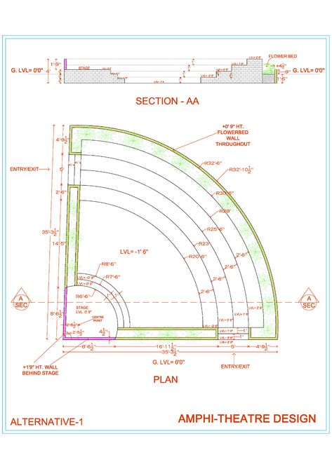 Open Amphitheatre - Cadbull Amphitheatre Design, Amphi Theatre, Stair Seating, Amphitheater Design, Outdoor Amphitheatre, Campus Landscape Design, Amphitheater Architecture, Auditorium Architecture, Campus Landscape