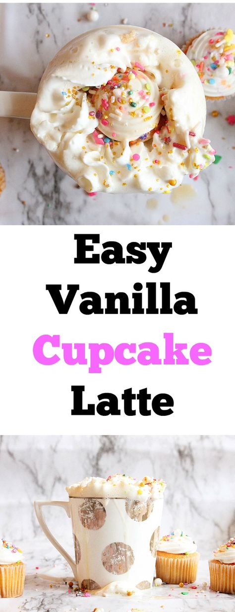 Cupcake Coffee Syrup, Easter Latte Recipes, Copycat Drink Recipes, Easy Vanilla Cupcakes, Passion Tea Lemonade, Cupcakes Vanilla, Royal Kitchen, Ninja Coffee, Coffee Ideas