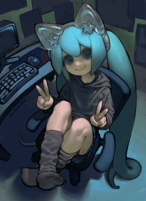 Miku Art, Muse Art, Swag Art, Grunge Art, Art Tools Drawing, Wow Art, Nice Art, Cute Art Styles, Illustration Character Design