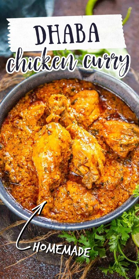 Dhaba Chicken Curry, Simple Chicken Curry Indian, Indian Style Chicken Recipes, Indian Style Chicken Curry, Dhaba Style Chicken Curry, Best Chicken Curry Recipe Indian, Indian Chicken Recipes Curries, Simple Chicken Curry Recipe, Easy Curry Chicken Recipes