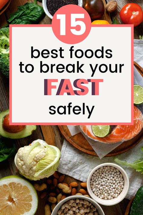 Learn which foods to eat to break your fast safely and effectively according to your health goals. Snacks To Break A Fast, Food To Eat After Fasting, Foods That Wont Break A Fast, Best Food To Eat After Fasting, Break A Fast Meal, Fast Breaking Food, What Doesn’t Break A Fast, Foods To Eat After Fasting, Food To Break Intermittent Fasting