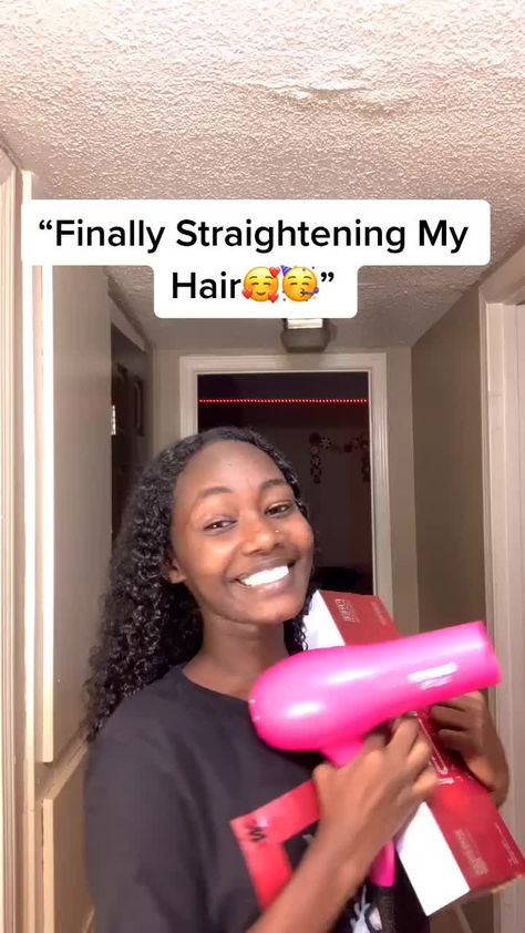 How To Straighten Black Natural Hair, Straighting Natural Hair Black, Straightening Hair Black Women, How To Straighten Curly Hair Black, Straightened Afro Hairstyles, Afro Hair Straightening, How To Style Straightened Hair, Straightening Curly Hair Videos, How To Straighten Black Hair