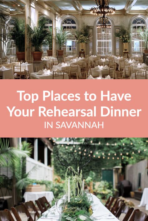 Welcome your wedding guests to Savannah by wowing them with an amazing rehearsal dinner. Savannah Ga Restaurants, Savannah Restaurants, Savannah Georgia Wedding, Savannah Wedding, Restaurant Wedding, Romantic Destinations, Southern Hospitality, Georgia Wedding, Savannah Georgia