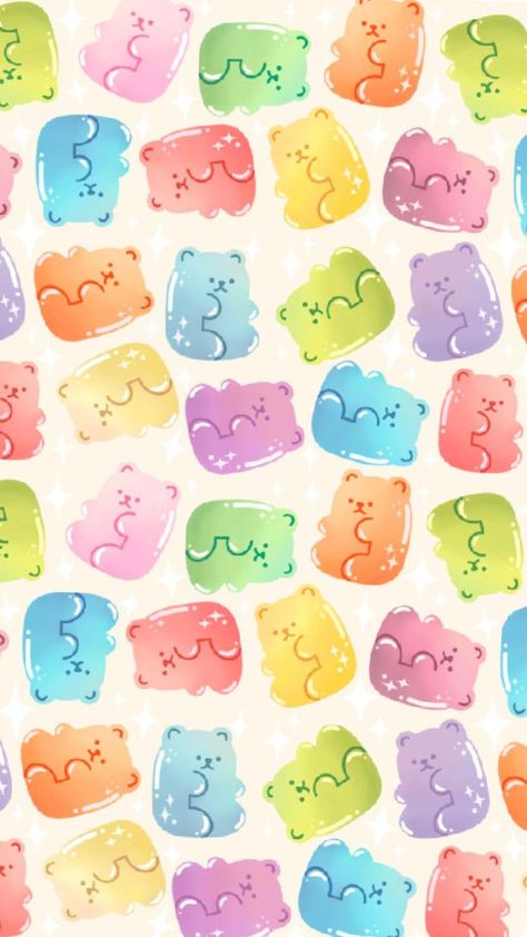 Cute Gummy Bears Wallpaper, Gummy Bear Wallpaper, Bears Wallpaper, Artwork Wallpaper, Anime Artwork Wallpaper, Gummy Bear, Bear Wallpaper, Gummy Bears, Anime Artwork