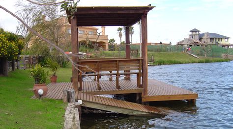 Floating Dock, Garden Bridge, Outdoor Bed, Gazebo, Beach House, Pergola, Floating, Sweet Home, Outdoor Structures