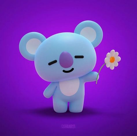 Crochet Bts, Koya Bt21, Bts 21, Insta Dp, Army Wallpaper, Clay Inspiration, Bts Art, Bts Jin, Bts Wallpaper