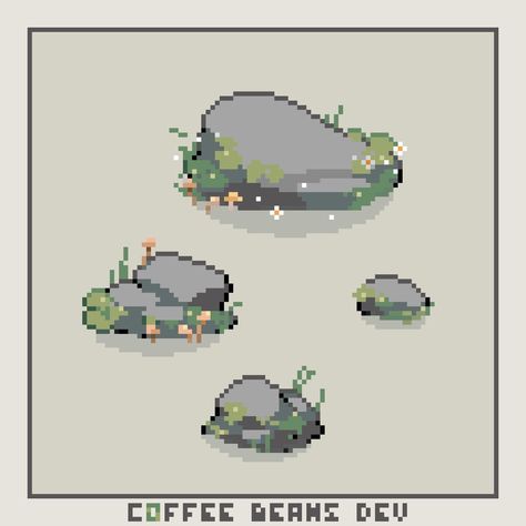 I'm not sure how to explain myself to non-artists when I get asked: "So what did you do today?"... ...Well, I drew some pretty rocks 🤷‍♀️ #pixelart #pixelcafe #indiegame #cozygame #pixelartwork #pixelartist #pixels #pixel #art #artistsupport #arttutorial #trending #viral Victorian Pixel Art, Pixel Art Cottagecore, Dice Pixel Art, How To Make Pixel Art, Pixel Art Assets, Pixel Art Inspiration, Pixel Art Reference, Pixel Art Isometric, Pixel Game Art