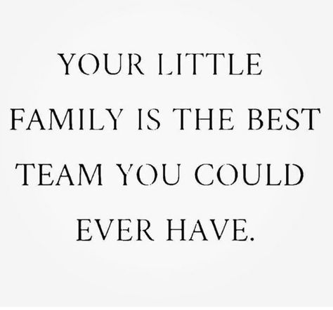 Small Team Quotes, Effort Quotes Family, We’re A Team, Family Team Quotes, We Are A Team Quotes Love, Simple Family Quotes, My Little Family Quotes, Good Team Quotes, Big Family Quotes