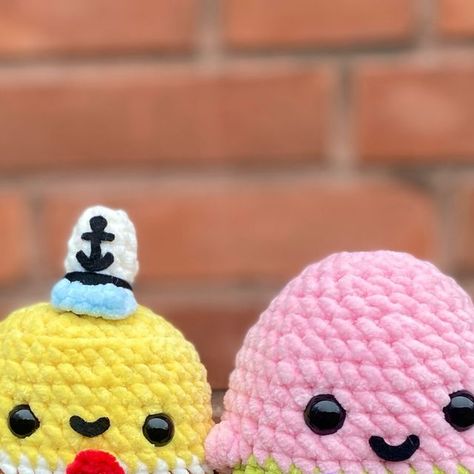 Patrick Crochet, Spongebob Crochet, Cute Spongebob, Spongebob And Patrick, Instagram Pattern, Friend Together, Friends Together, Cute Patterns, Patrick Star