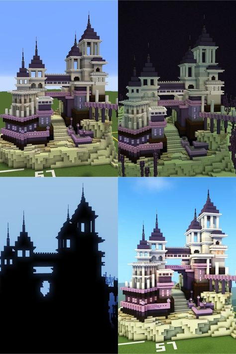 End House Minecraft, End City Minecraft, Building In Minecraft, City Minecraft, Minecraft Shops, Minecraft Houses Survival, Minecraft Mansion, Minecraft Images, Minecraft Structures