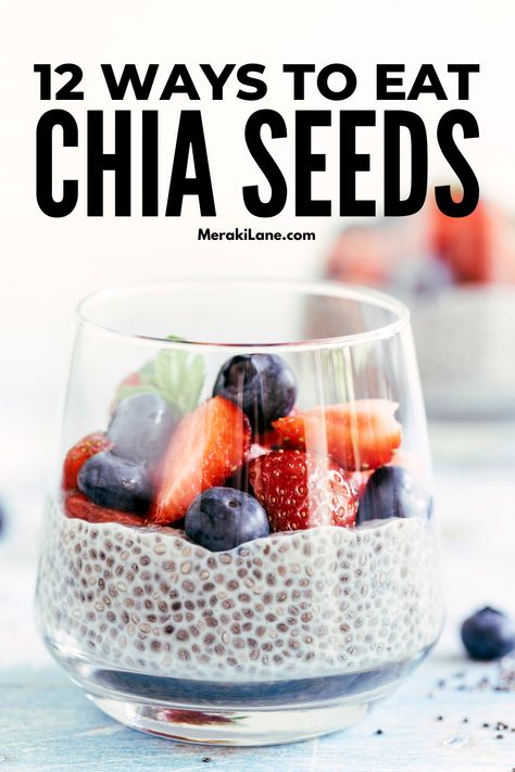 Chia Seeds Food Recipes, Chia Seeds For Breakfast, Breakfast Chia Seed Recipes, Things To Do With Chia Seeds, China Seeds Recipes, Tasty Chia Seed Recipes, Chia Seed Pudding Benefits, Black Chia Seed Recipes, What To Do With Chia Seeds