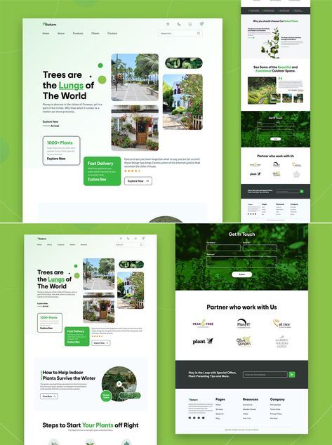 Gardening, Landscaping, Farming Landing Page Template Figma Farming Website, Website Page Design, Icon Nature, Spring Cartoon, Flower Violet, Professional Illustration, Gardening Landscaping, Webdesign Inspiration, Logo Minimalist