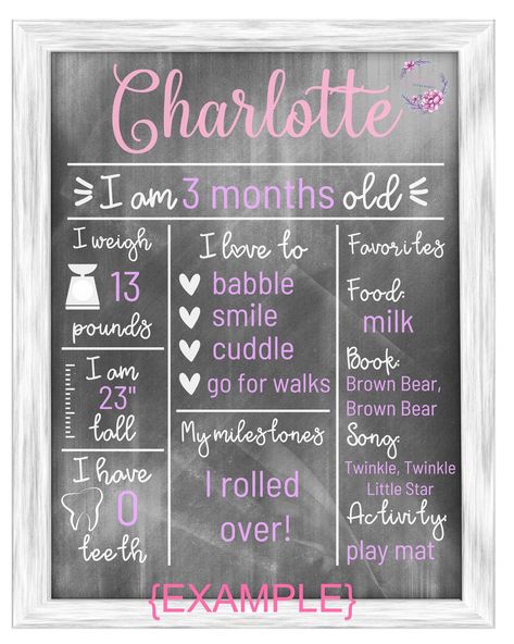 Excited to share the latest addition to my #etsy shop: Monthly Milestone Board SVG | Baby Stats Digital Download Template | Chalkboard Template Milestone Board Ideas, Monthly Milestone Board, Monthly Milestone Board Ideas, Diy Milestone Board, Baby Board Ideas, Baby Chalkboard Signs, Baby Stats Sign, Chalkboard Template, Milestone Chalkboard