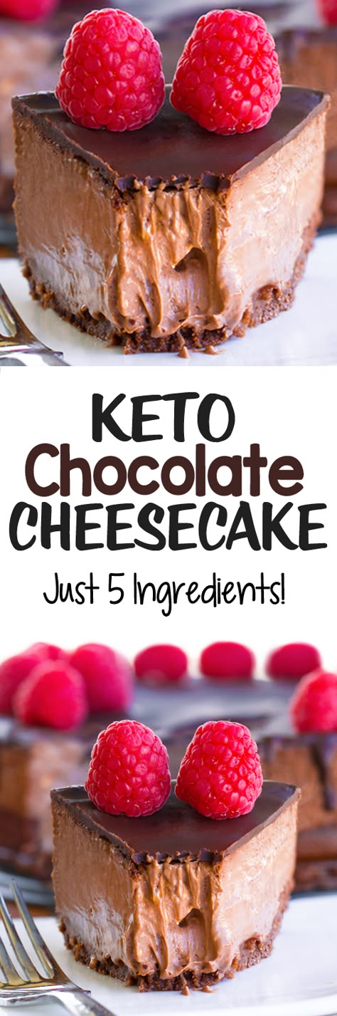 Chocolate Cheesecake Recipes, Postre Keto, Low Carb Low Fat Recipes, Low Carb Cheesecake, Best Low Carb Recipes, Low Carb Low Sugar, Keto Cheesecake, Low Carb Chocolate, Flourless Chocolate